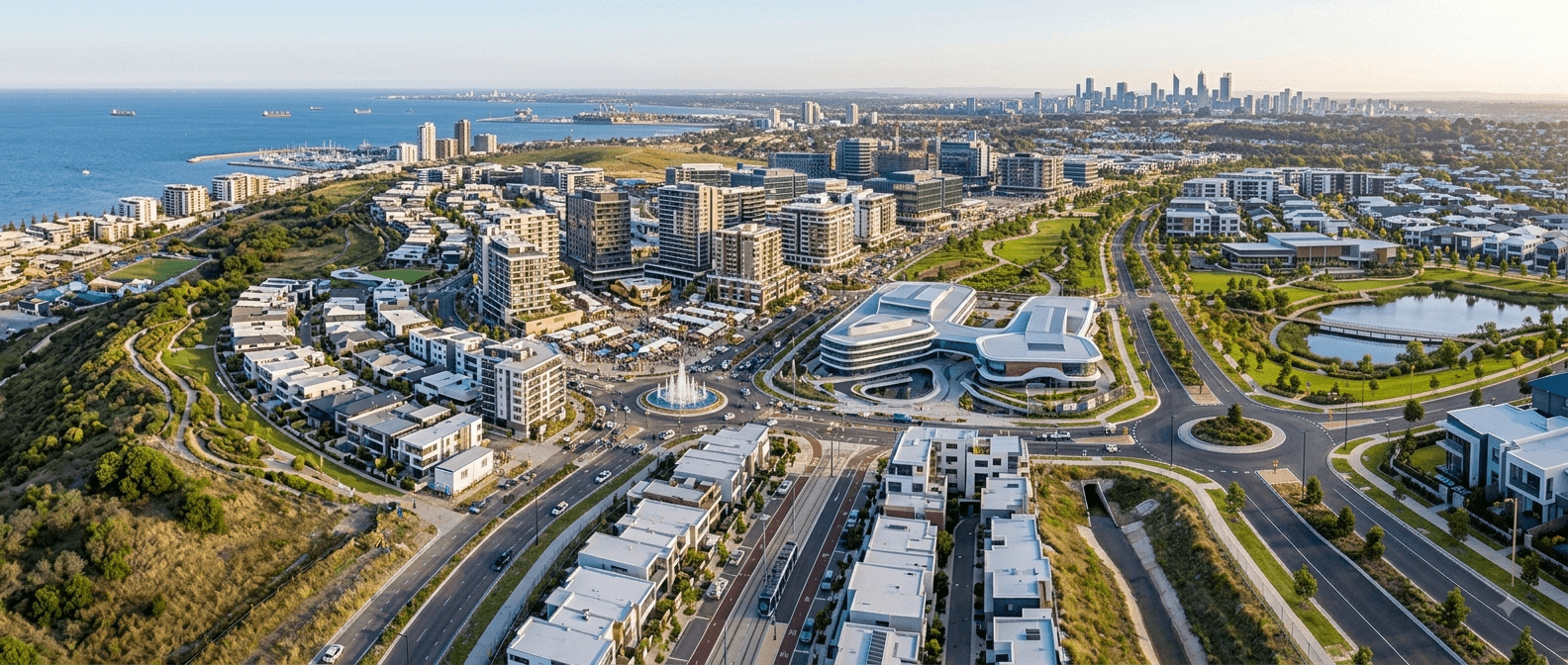 Reference only, not Qaydan City — a completed integrated township elsewhere